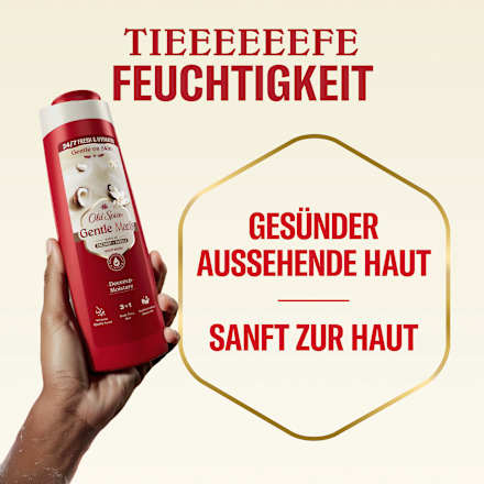 Duschgel Gentle Man´s Coconut & Vanilla 3in1, 400 ml