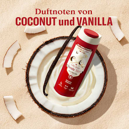 Duschgel Gentle Man´s Coconut & Vanilla 3in1, 400 ml