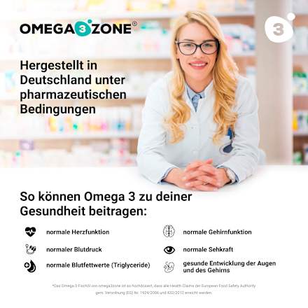 Omega-3 Fischöl Zitrone, 500 ml omega3zone