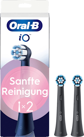 Aufsteckbürste iO Sanfte Reinigung schwarz, 2 St Oral-B