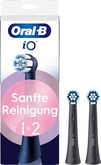 Aufsteckbürste iO Sanfte Reinigung schwarz, 2 St Oral-B
