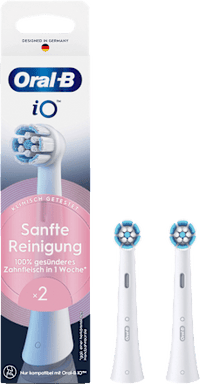 Aufsteckbürste iO Sanfte Reinigung weiß, 2 St Oral-B