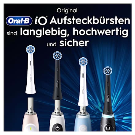 Aufsteckbürste iO Sanfte Reinigung weiß, 4 St