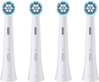 iO Gentle Cleaning borstelkop wit, 4 stuks