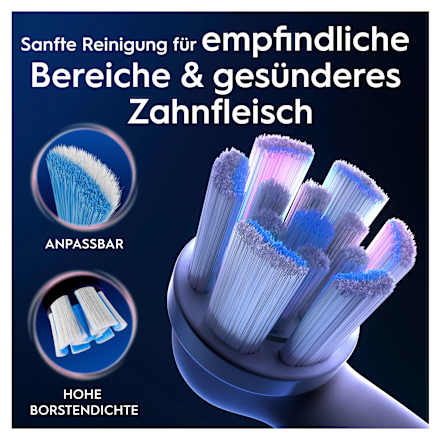 Aufsteckbürste iO Sanfte Reinigung weiß, 4 St