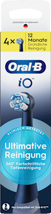 Aufsteckbürste iO Ultimative Reinigung schwarz, 4 St