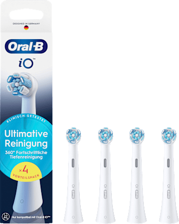 iO Ultimate Cleaning borstelkop wit, 4 stuks