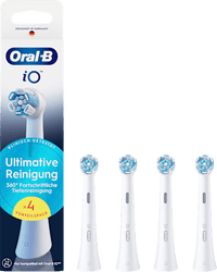 iO Ultimate Cleaning borstelkop wit, 4 stuks