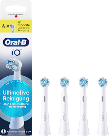 Aufsteckbürste iO Ultimative Reinigung weiß, 4 St