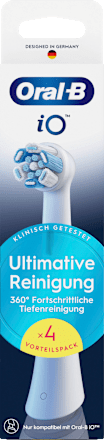 iO Ultimate Cleaning borstelkop wit, 4 stuks