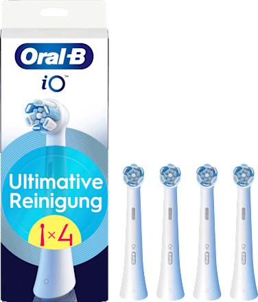 iO Ultimate Cleaning borstelkop wit, 4 stuks