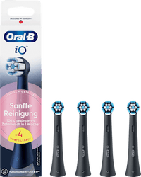 Aufsteckbürsten iO Sanfte Reinigung schwarz, 4 St