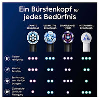 Aufsteckbürsten iO Sanfte Reinigung schwarz, 4 Anzahl