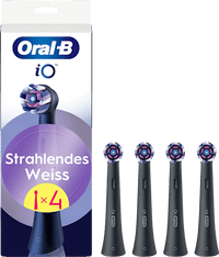 Aufsteckbürsten iO strahlendes Weiss, schwarz, 4 St
