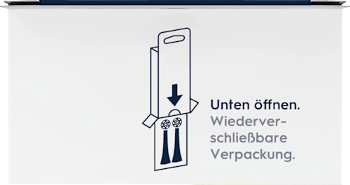 Aufsteckbürsten iO strahlendes Weiss, schwarz, 4 St