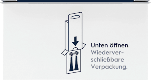 Aufsteckbürsten iO strahlendes Weiss, schwarz, 4 St