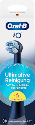 Aufsteckbürsten iO Ultimative Reinigung, schwarz, 6 St