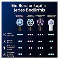Aufsteckbürsten iO Ultimative Reinigung, schwarz, 6 St