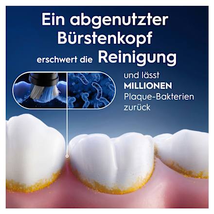 Aufsteckbürsten iO Ultimative Reinigung, schwarz, 6 St