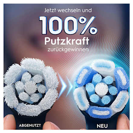 Aufsteckbürsten iO Ultimative Reinigung, schwarz, 6 St