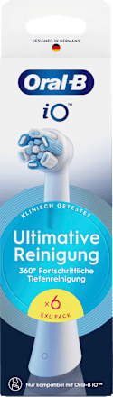 Aufsteckbürsten iO Ultimative Reinigung, weiß, 6 St