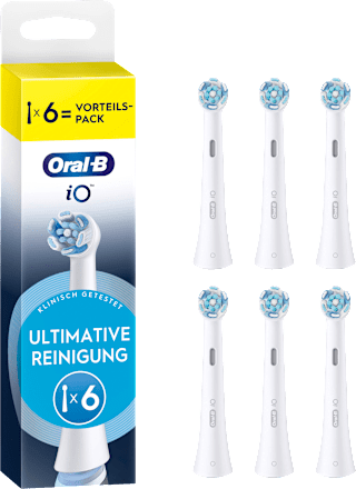 Aufsteckbürsten iO Ultimative Reinigung, weiß, 6 St
