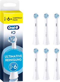 Aufsteckbürsten iO Ultimative Reinigung, weiß, 6 St