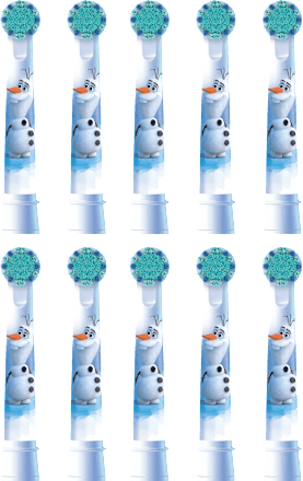 Aufsteckbürsten Kinder Frozen, ab 3 Jahren, extra weich, 10 St