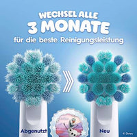 Aufsteckbürsten Kinder Frozen, ab 3 Jahren, extra weich, 8 St
