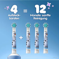 Aufsteckbürsten Kinder Frozen, ab 3 Jahren, extra weich, 8 St