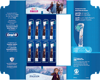 Aufsteckbürsten Kinder Frozen, ab 3 Jahren, extra weich, 8 St