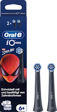 Aufsteckbürsten Kinder iO Spiderman Sanfte Reinigung, ab 6 Jahren, 2 St