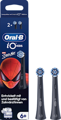 Aufsteckbürsten Kinder iO Spiderman Sanfte Reinigung, ab 6 Jahren, 2 St
