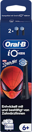 Aufsteckbürsten Kinder iO Spiderman Sanfte Reinigung, ab 6 Jahren, 2 St