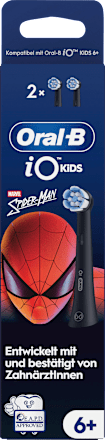 Aufsteckbürsten Kinder iO Spiderman Sanfte Reinigung, ab 6 Jahren, 2 St
