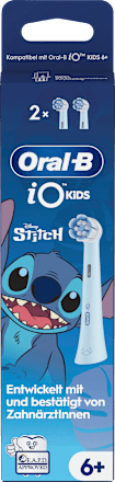 Aufsteckbürsten Kinder iO Stitch Sanfte Reinigung, ab 6 Jahren, 2 St