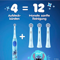 Aufsteckbürsten Kinder iO Stitch Sanfte Reinigung, ab 6 Jahren, 2 St