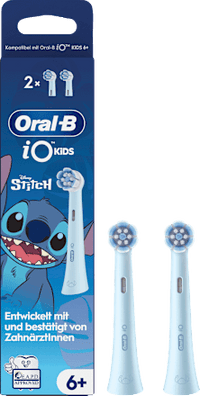 Aufsteckbürsten Kinder iO Stitch Sanfte Reinigung, ab 6 Jahren, 2 St