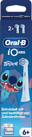 Aufsteckbürsten Kinder iO Stitch Sanfte Reinigung, ab 6 Jahren, 2 St