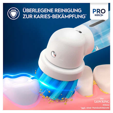 Aufsteckbürsten Kinder PRO König der Löwen, ab 3 Jahren, 4 St Oral-B