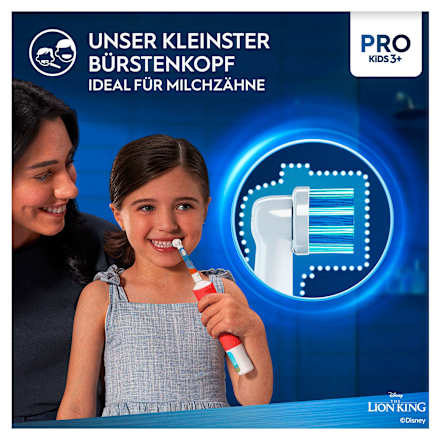 Aufsteckbürsten Kinder PRO König der Löwen, ab 3 Jahren, 4 St Oral-B