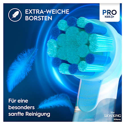 Aufsteckbürsten Kinder PRO König der Löwen, ab 3 Jahren, 4 St Oral-B