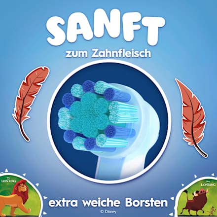 Aufsteckbürsten Kinder PRO König der Löwen, ab 3 Jahren, 4 St