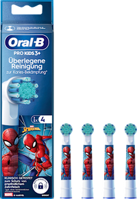 Aufsteckbürsten Kinder PRO Spiderman, ab 3 Jahren, 4 St Oral-B