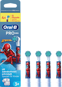 Aufsteckbürsten Kinder PRO Spiderman, ab 3 Jahren, 4 St