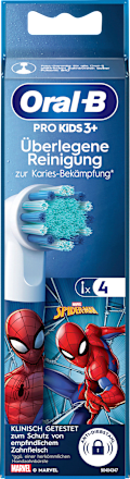 Aufsteckbürsten Kinder PRO Spiderman, ab 3 Jahren, 4 St Oral-B