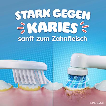 Aufsteckbürsten Kinder Spiderman, ab 3 Jahren, extra weich, 8 St