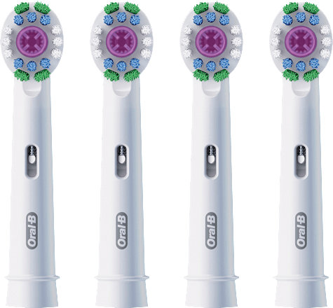Aufsteckbürsten PRO 3D White, 4 St