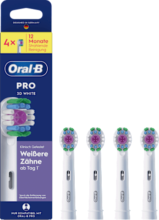 Aufsteckbürsten PRO 3D White, 4 St