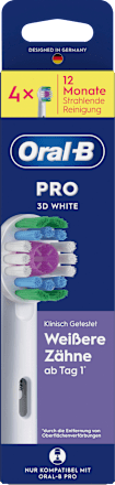 Aufsteckbürsten PRO 3D White, 4 St